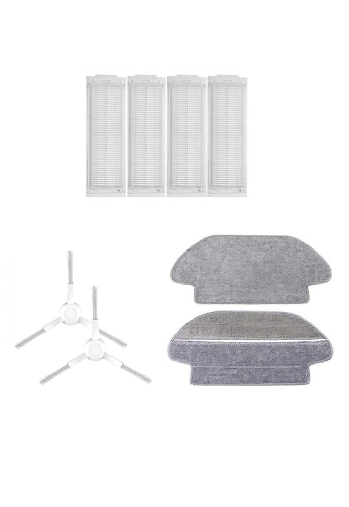 Xiaomi Mop Pro Robot Süpürge Uyumlu 8'li Yedek Parça Seti